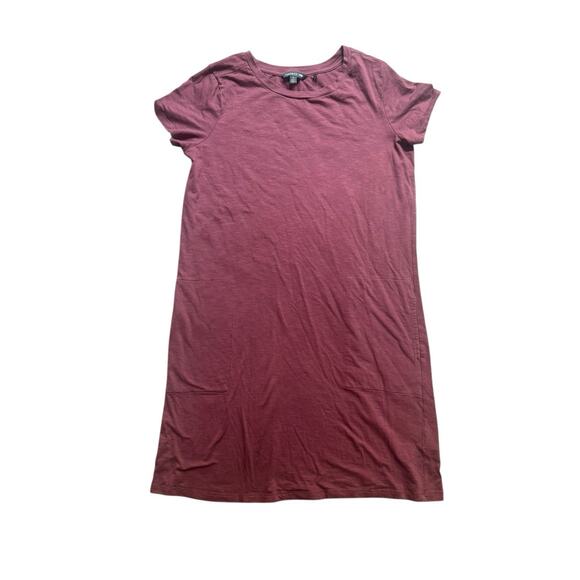 Toad&Co Dresses & Skirts - Toad & Co Small Maroon Dress w/ Pockets Stretch‎ Lyocell Organic Cotton